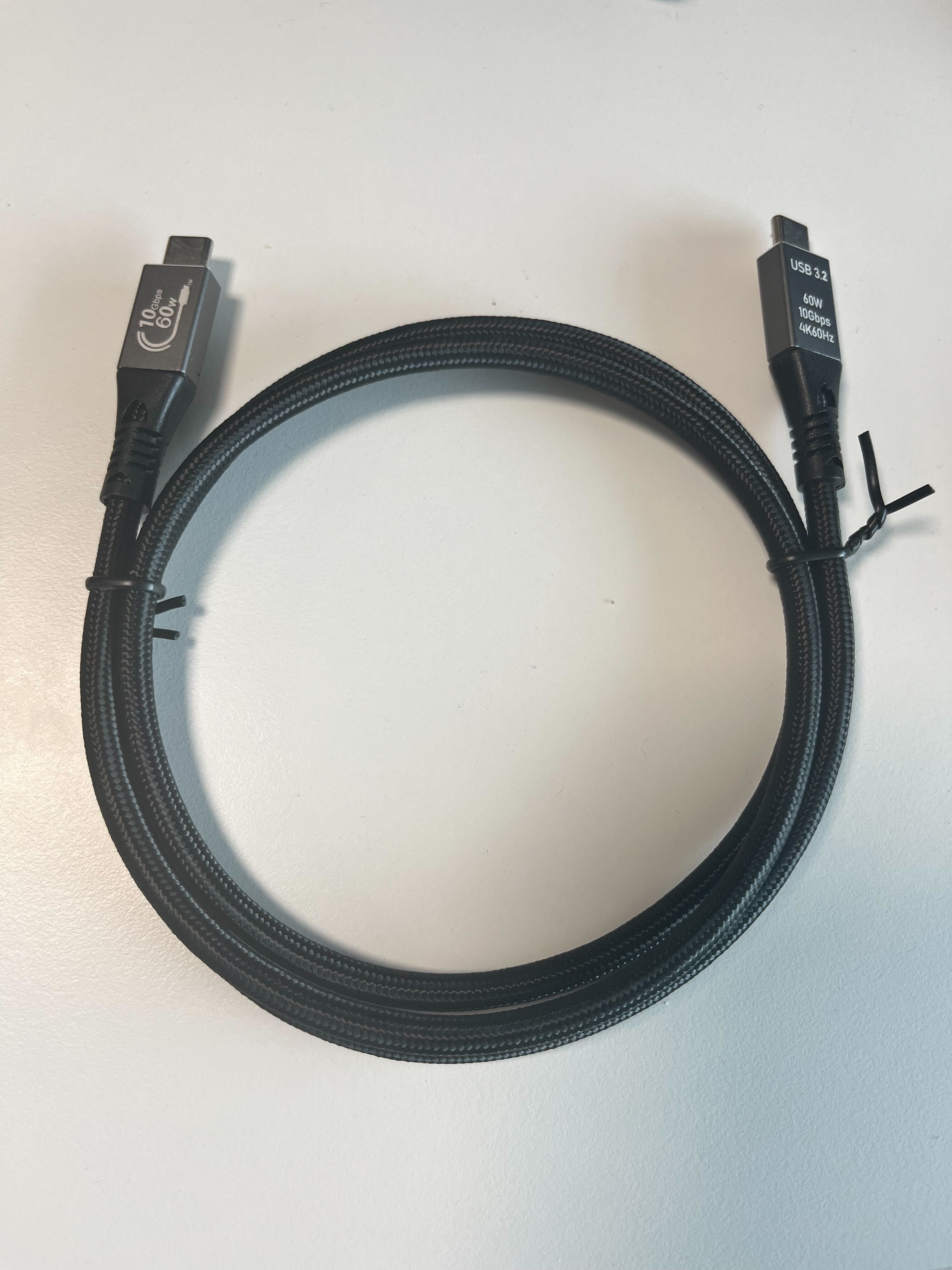 USB 3.2 C to C cables for Cambrionix ThunderSync-C10, 10-Pack